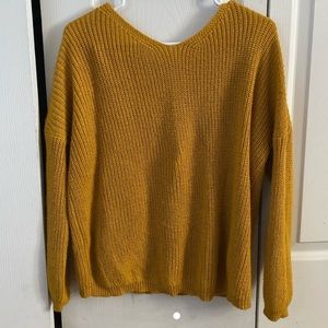 Mustard yellow sweater